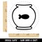 Fish Bowl Self-Inking Rubber Stamp for Stamping Crafting Planners